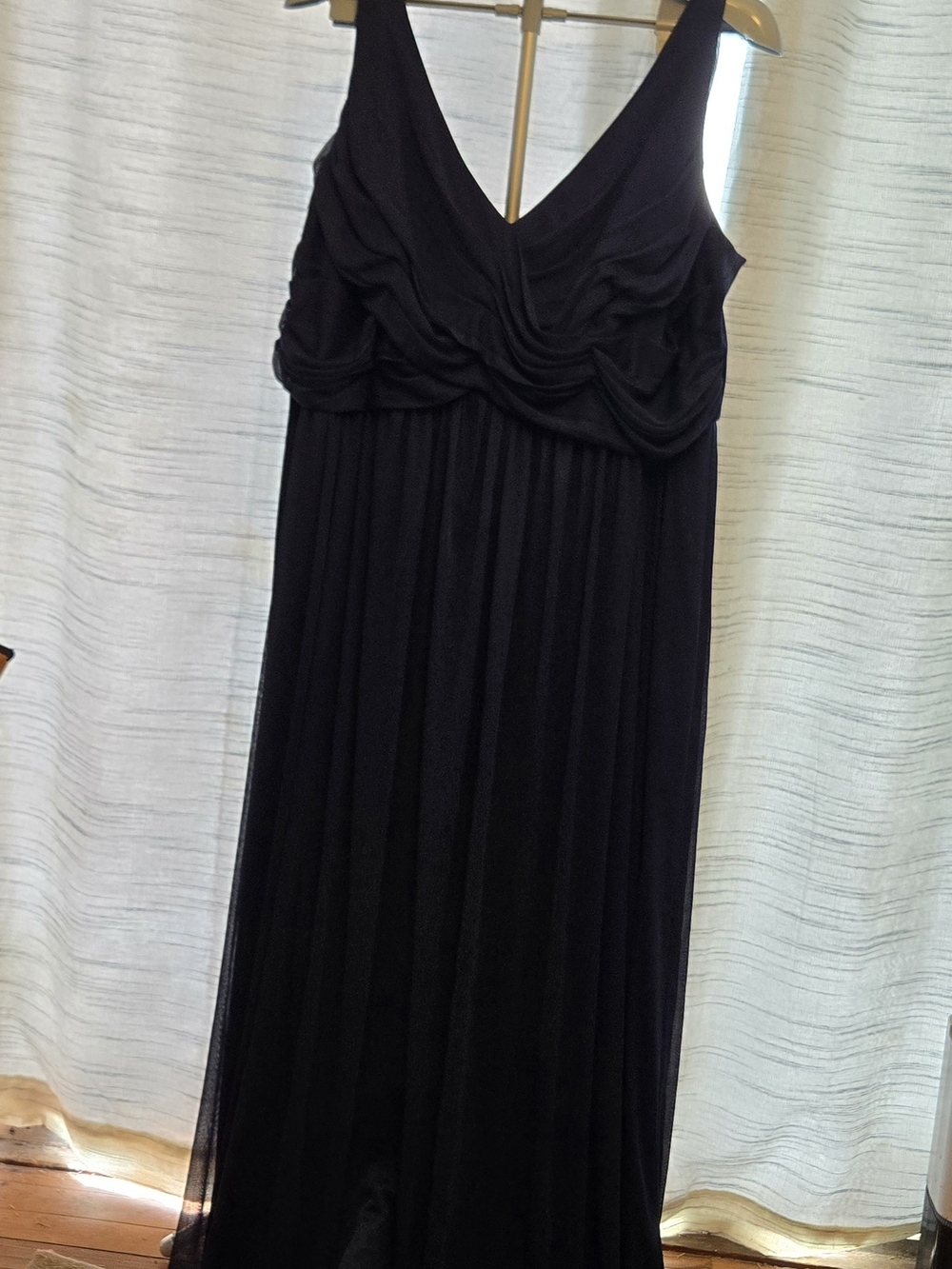 David's Bridal Navy Bridesmaid Dress Size 22